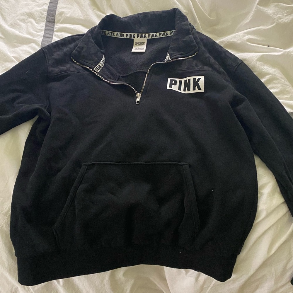 VS PINK quarter zip sweatshirt
